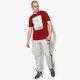 pánske tričko NIKE TRIČKO SS M NSW TEE AF1 3 911928-677 farba bordová