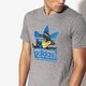 pánske tričko ADIDAS TRIČKO SS ACTION SPORTS LIFESTYLE LAID OUT TEE cf3117 farba sivá