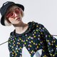 dámska mikina ADIDAS MIKINA S KAPUCŇOU AOP CROP HOODIE fl4110 farba viacfarebná