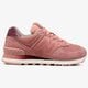 dámske tenisky (obuv) NEW BALANCE WL574GRY DUSTED PEACH wl574gry farba ružová