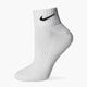 dámske ponožky NIKE PONOŽKY CUSH QT 3PR sx4926-101 farba biela