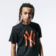pánske tričko NEW ERA TRIČKO MLB TEE NYY BLK NEW YORK YANKEES BLKROG 12123933 farba čierna