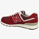 pánske tenisky (obuv) NEW BALANCE ML574FBR ml574fbr farba bordová