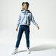 dámska mikina VANS MIKINA S KAPUCŇOU WM FLYING V FT BOXY HOODIE ZEN BLUE vn0a4bg3vby1 farba modrá