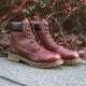 dámska vychádzková obuv TIMBERLAND PREMIUM 6 INCH BOOT - W  a12mf farba bordová