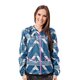 Prechodná bunda dámska (jarná/jesenná) ADIDAS BUNDA NAT AO WB f80667 farba modrá