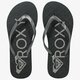 dámske šľapky ROXY F#HEART MASTER option2blk farba čierna