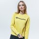 dámska mikina CHAMPION MIKINA CREWNECK SWEATSHIRT 113210ys087 farba horčicová