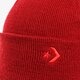 detská čiapka CONVERSE ČIAPKA ZIMNÁ CORE BEANIE 10017297-a05 farba červená