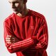 pánska mikina ADIDAS MIKINA 3-STRIPES CREW ej9693 farba červená