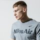 pánske tričko NIKE TRIČKO AIR ck2232-063 farba sivá
