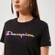 dámske tričko CHAMPION TRIČKO CREWNECK TRIČKO 114991kk001 farba čierna
