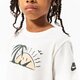 detské tričko NIKE TRIČKO G NSW TEE SUN SWOOSH CROP GIRL dq4376-133 farba biela