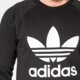 pánska mikina ADIDAS MIKINA TREFOIL CREW ay7791 farba čierna