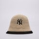  NEW ERA KLOBÚK WMNS KNITTED BUCKET NYY NEW YORK YANKEES 60856308 farba béžová