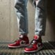 detské tenisky (obuv) JORDAN AIR 1 MID  554725-069 farba červená