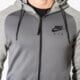 pánska mikina NIKE MIKINA M NSW HOODIE FZ MX AIR HYB 805136091 farba sivá