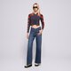 dámske nohavice LEVI'S NOHAVICE  318 SHAPING WIDE LEG 001pz-0001 farba modrá