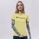 dámske tričko CHAMPION TRIČKO CREWNECK TRIČKO 113223ys087 farba žltá