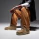 pánska vychádzková obuv CLARKS WALLABEE LITE 26327369 farba béžová