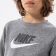 detská mikina NIKE MIKINA SPORTSWEAR CLUB FLEECE BOY cv9297-092 farba sivá