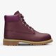 detské zimné topánky (obuv) TIMBERLAND PREMIUM 6 INCH BOOT a19xl farba bordová