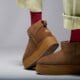 dámske zimné topánky (obuv) EMU AUSTRALIA STINGER MICRO FLATFORM  w13082chestnut farba hnedá