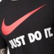 pánske tričko NIKE TRIČKO TEE-NEW SWOOSH 707360013 farba čierna
