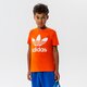 detské tričko ADIDAS TRIČKO TREFOIL TEE BOY hk0261 farba oranžová