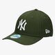 detská šiltovka NEW ERA ČIAPKA LEAGUE ESSENTIAL 940 NY YANKEES GRN 80337645 farba zelená