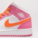 detské tenisky (obuv) AIR JORDAN 1 MID (GS) dx3240-681 farba biela