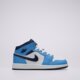 detské tenisky (obuv) AIR JORDAN 1 MID BG dq8423-405 farba biela