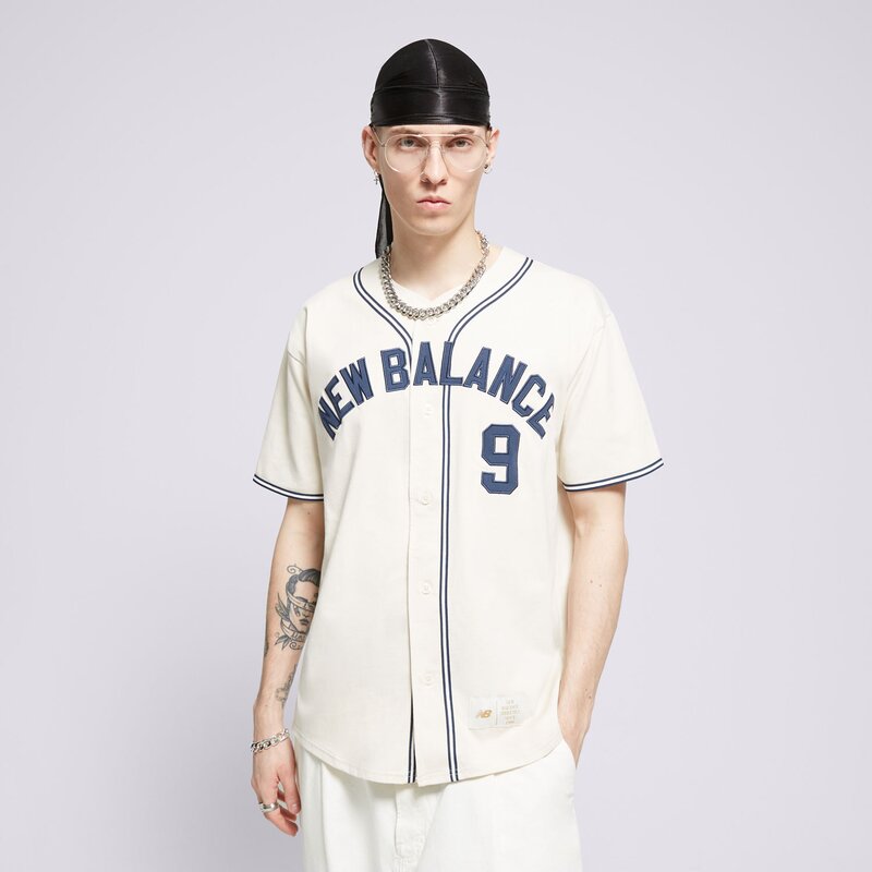 NEW BALANCE TRIČKO BASEBALL TEE TAPE TRIM
