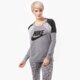 dámska mikina NIKE MIKINA DISTRICT 72 CREW 642654050 farba sivá
