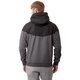 pánska mikina NIKE MIKINA FLEECE MIX-RU WR 616625071 farba sivá