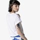 dámske top NIKE TOP W NSW SWSH TOP CROP SS ar3064-100 farba biela