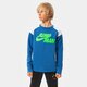 detská mikina JORDAN MIKINA JUMPMAN X NIKE FLC CREW BOY 95b133-baj farba modrá