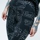 dámske nohavice NIKE LEGGINGS W NSW ICN CLSH HR TIGHT AOP cu6861-010 farba čierna