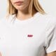 dámske tričko LEVI'S TRIČKO SS RIB BABY TEE 37697-0000 farba biela