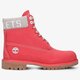 pánska vychádzková obuv TIMBERLAND PREMIUM 6 INCH BOOT NBA HOUSTON ROCKETS tb0a249el611 farba červená