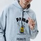 pánska mikina PUMA MIKINA S KAPUCŇOU PUMA X PEANUTS HOODIE 53061404 farba sivá