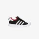 detské tenisky (obuv) ADIDAS SUPERSTAR 360 C q46299 farba čierna