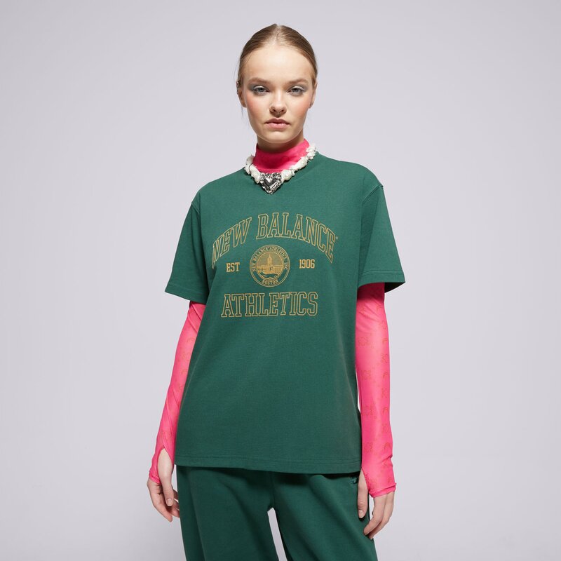 NEW BALANCE TRIČKO ATHLETICS OVERSIZED CREST TRIČKO
