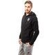 pánska mikina NIKE MIKINA RU FZ HOODY WOVEN 646519010 farba čierna