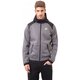pánska mikina NIKE MIKINA HYBRID FZ HOODY 614486091 farba sivá