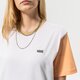 dámske tričko VANS TRIČKO LEFT CHEST COLORBLOCK EM vn0a7rsqwtm1 farba biela