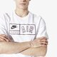 pánske tričko NIKE TRIČKO SS M NSW TEE CLTR NIKE AIR av9963-100 farba biela