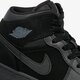detské tenisky (obuv) AIR JORDAN 1 MID BG 554725-050 farba čierna