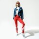 dámske nohavice ADIDAS LEGGINGS LRG LOGO TIGHT fq6821 farba červená