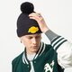 pánska čiapka NEW ERA ČIAPKA POP BOBBLE BEANIE LAKERS LOS ANGELES LAKERS N 60284990 farba tmavomodrá